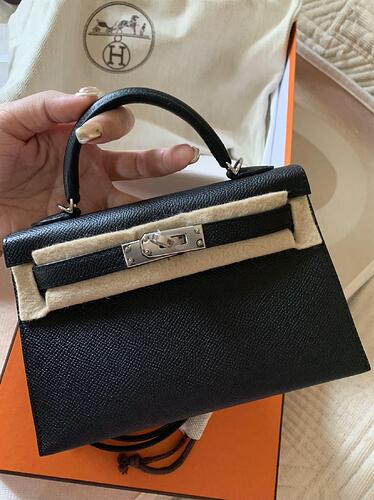 Hermès Mini Kelly II Sellier 19×12.5×5 cheap designer bag