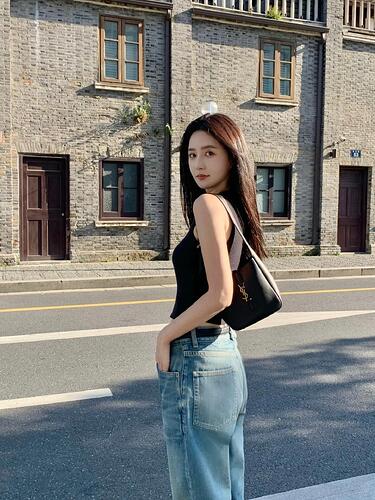 LE 5 A 7 Small Hobo Bag Small Hobo 23 x 16 x 6 cm cheap designer bag