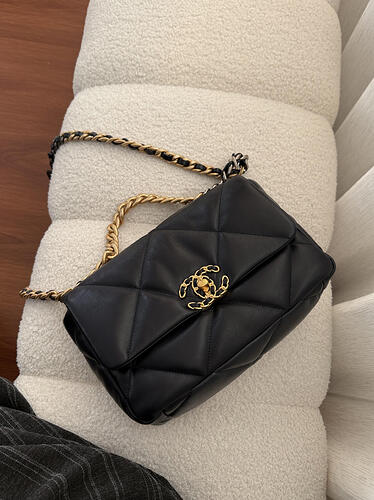 CHANEL 19 bag AS1160 26 × 16 × 9 cm cheap designer bag