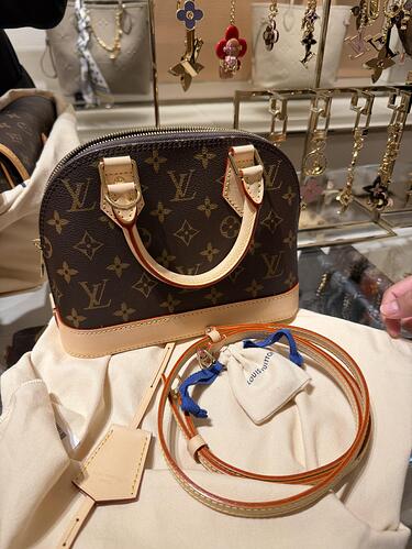 LV Alma BB N40606 23.5 x 17.5 x 11.5 cm cheap designer bag