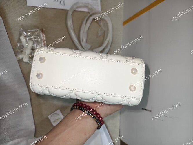 Dior Mini Lady Dior Bag with Chain-5