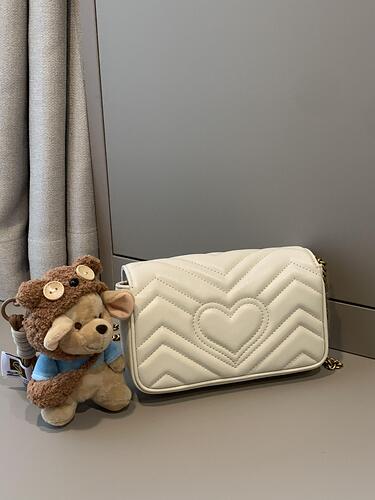 Gucci GG Marmont Chain Bag 443497 22×13×6cm cheap designer bag