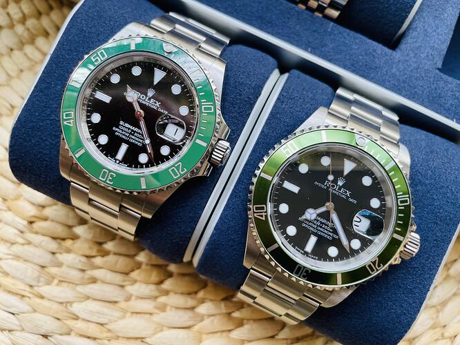 Rolex sports watch wrist shot and comparison - 2 Rolex (1)
