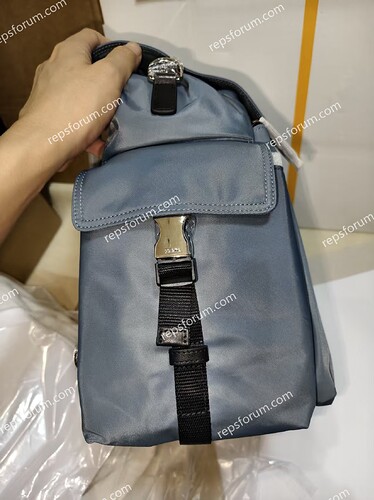 Prada Explore Re-Nylon and leather backpack-3